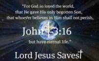 Life for God so loved this world he gave his only begotten son