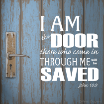 Jesus Saves those who comes in the IAM-theDoor